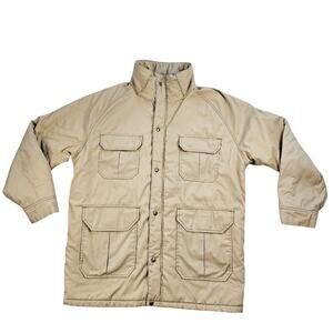 Vtg Woolrich Parka Chore Field Coat Jacket Mens Large USA Made Lined Insulated